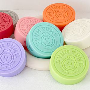 헥사 얌얌 실리콘뚜껑 이유식 유리병 얌얌 실리콘뚜껑 58mm-9종컬러