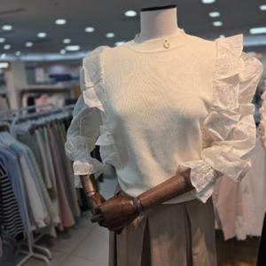 DP01 레이스프릴소매하객룩 F4ABL015 (33258074)