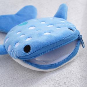 고래상어 인형 키링 병아리 펭귄 립밤 파우치 간단한 선물 유로 동전 지갑 고래 틴트 BB0037