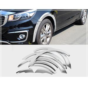 (휀다 몰딩) 2014 올뉴카니발 크롬 휀다가드 휀다커버 익스테리어용품 익스테리어몰딩 크롬몰딩