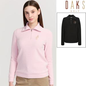 [25FW]BS여성 로고 포인트 부클 하프 집업 티셔츠 DNTS5D903