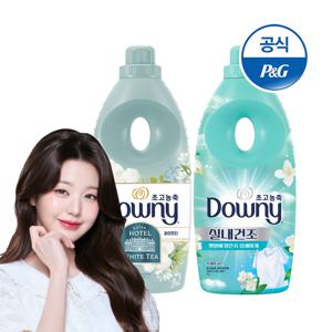 초고농축 섬유유연제 탈취파워/실내건조/향수컬렉션 1Lx2개