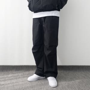 남자파라슈트팬츠 투턱팬츠 스트릿바지 와이드팬츠 벌룬팬츠 시티보이룩 통바지 남자가을 와이드트레이닝