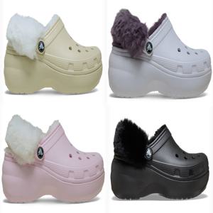 크록스 클래식플랫폼퍼즈라인드클로그 212854