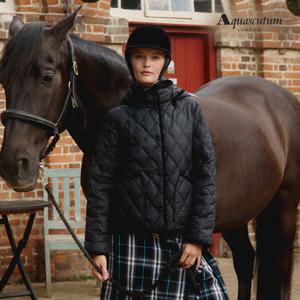 [온플] 아쿠아스큐텀 25FW 여성 헝가리 구스다운 퀼팅 패딩 재킷