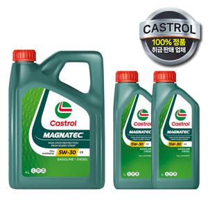 [캐스트롤] 마그네틱 엔진오일 5W30 C3 100%합성유 6L(4+1L)