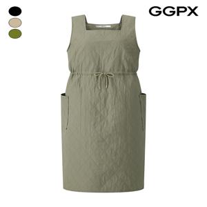 퀼팅 사이드 포켓 스트링 민소매 원피스 (GPAOP009F)