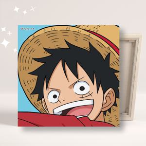 DIY캔버스형 원피스 보석십자수 25x25cm 밀짚모자 루피