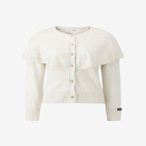 [씨씨콜렉트] 캐시미어 블렌디드 케이프 가디건 C254KSL143