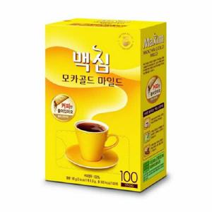 맥심 모카골드 마일드 블랙 무설탕 0.9x100T