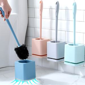 무타공 매직접착 벽걸이 물빠짐 사각 변기솔