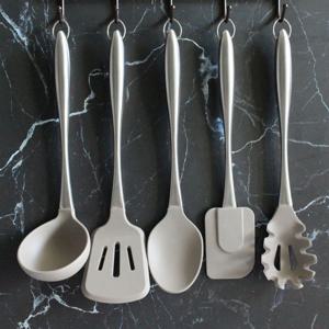 키친툴 실리콘 조리도구 조리도구세트 실버 스텐 5종세트