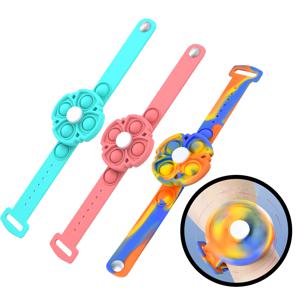 회전 스피너 푸쉬팝 팝잇 말랑이 패션 손목팔찌 밴드