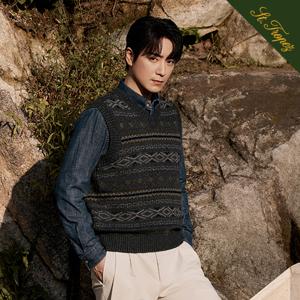 다니엘크레뮤 25FW 울 블렌드 페어아일 베스트