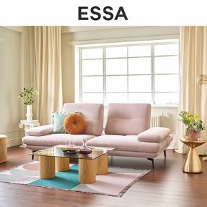 로마노 3인 스윙기능 카시미라 패브릭 소파