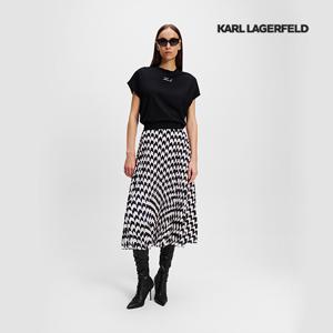 [246W1201] 칼라거펠트 플리츠 스커트