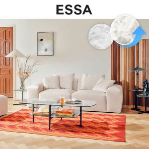 버틀러UP 3인 카시미라 패브릭 소파+스툴(내장재 업그레이드)