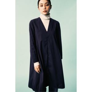 [epigram]  [여성] 브이넥 밑단 스트링 볼륨 원피스 EFDCW24301NYX