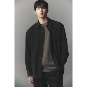 [epigram]  다크그레이 데님셔츠 ERSFW24311GYD