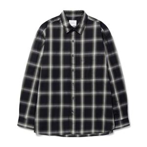 [epigram]  오버핏 옴브레 체크 셔츠 ERSFM25151NYX