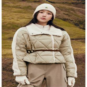 [코오롱스포츠] 동절 여성 플리스 하이브리드 패딩 TVJJW24532LBE