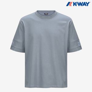 [정가:99,000] 까웨 남성 팬톰 슬리브 라벨 반팔 티셔츠 Y255EMT225