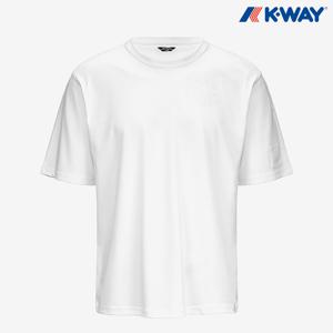 [정가:99,000] 까웨 남성 팬톰 체스트 라벨 반팔 티셔츠 Y255EMT222