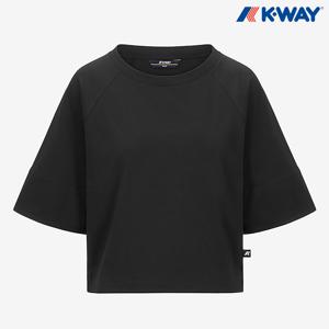 [정가:89,000] 까웨 여성 인드레 세미크롭 져지 반팔 티셔츠 Y255EWT143