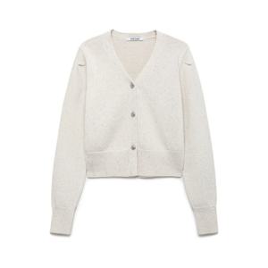 [최초가:249,000원] V넥 메탈 숏 가디건 A251PWK162