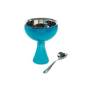 [Alessi]  러브 아이스크림볼스푼세트_블루/아이스크림컵/AMMI01S AZ