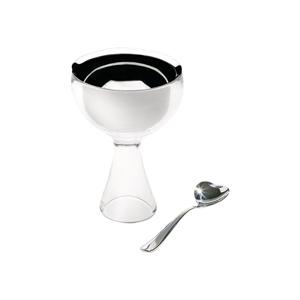 [Alessi] 러브 아이스크림볼 스푼세트_화이트/아이스크림컵/AMMI01S I