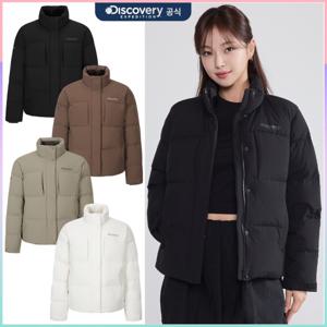 디스커버리 여성 레스터G 하이넥 구스다운 숏패딩 DWDJ64056