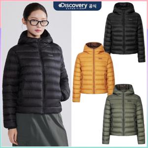 디스커버리 여성 올버트 후드 구스다운 경량패딩 DWDJ7J056