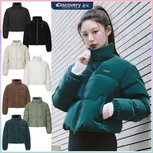 디스커버리 여성 헤이니 글로우 다운 숏패딩 DWDJ9G056