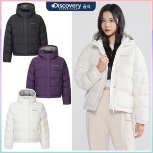 디스커버리 여성 베르겐 퍼텍스 퀀텀 구스다운 크롭 숏패딩 DWDJ9E056
