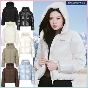 디스커버리 여성 올리아 글로우 다운 숏패딩 DWDJ94056