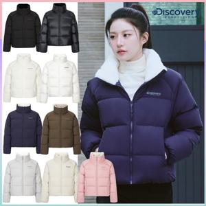 디스커버리 여성 올리브 글로우 다운 숏패딩 DWDJ93056