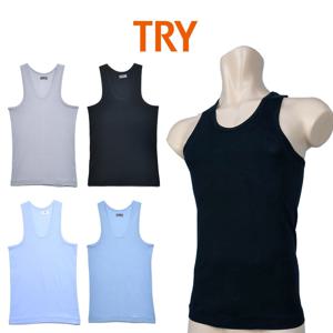 트라이 남성 유색런닝 5개세트 남자런닝셔츠 메리야스 속옷