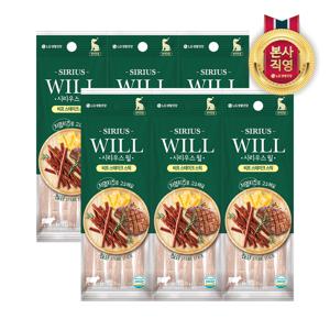 시리우스윌 황태 스테이크 스틱 22g x 6개
