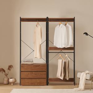 브랜티 철제 드레스룸 시스템 옷장 1600 세트A타입