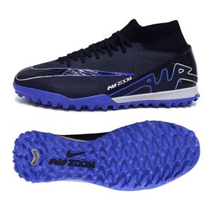 에어 줌 머큐리얼 슈퍼플라이9 아카데미 인조잔디용 남자 풋살화 축구화 신발 블랙 블루 DJ5629-040