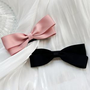 러블리 새틴 리본 포인트 핀