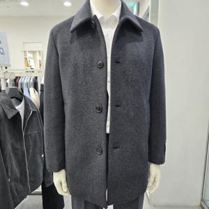 남자코트/울혼방/겨울코트/하프코트/ABE4CG1102-CGR_OD