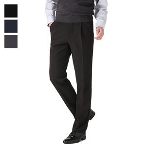 남자 겨울 원턱 기모 정장바지 홀수사이즈구비 LV-SPK-5401-블랙