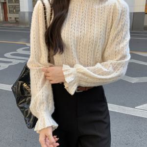 [브리치] 웬디 / 소매주름 레트로갬성 블라우스 BS13466