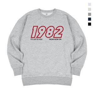 1982 오버핏 남여공용 맨투맨