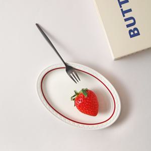 [롯데백화점][시라쿠스]쉐난고 카디날 타원접시 16cm