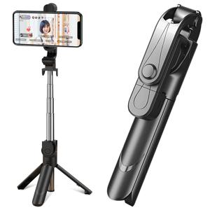 블루투스 셀카봉 삼각대 블랙 무선 리모컨 핸드폰 셀카봉삼각대 휴대폰셀카봉 블루투스셀카봉