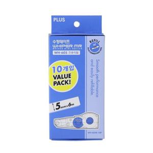 플러스 수정테이프MR 리필 10개입 WH-605R-10P 스케줄 주간 일정 계획 데스크메모 일반노트
