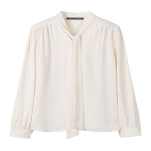 에브리데이]타이넥 셔링 긴팔 블라우스 (EB3BA022D)